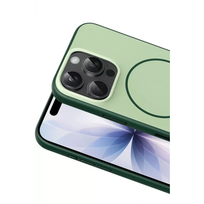 Joko Apple iPhone 16 Pro Max Neva Magsafe Kapak - Koyu Yeşil