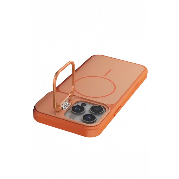 Joko Apple iPhone 16 Pro Max Pale Magsafe Standlı Kapak - Turuncu