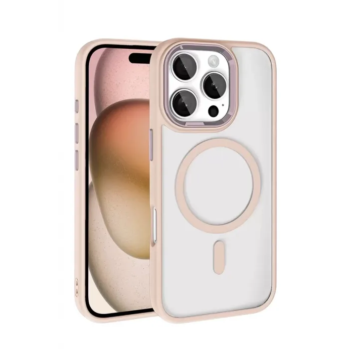 Joko Apple iPhone 16 Pro Max Terea Magsafe Kapak - Pembe