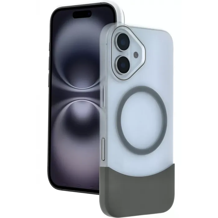Joko Apple iPhone 16 Velar Magsafe Kapak - Natural Grey