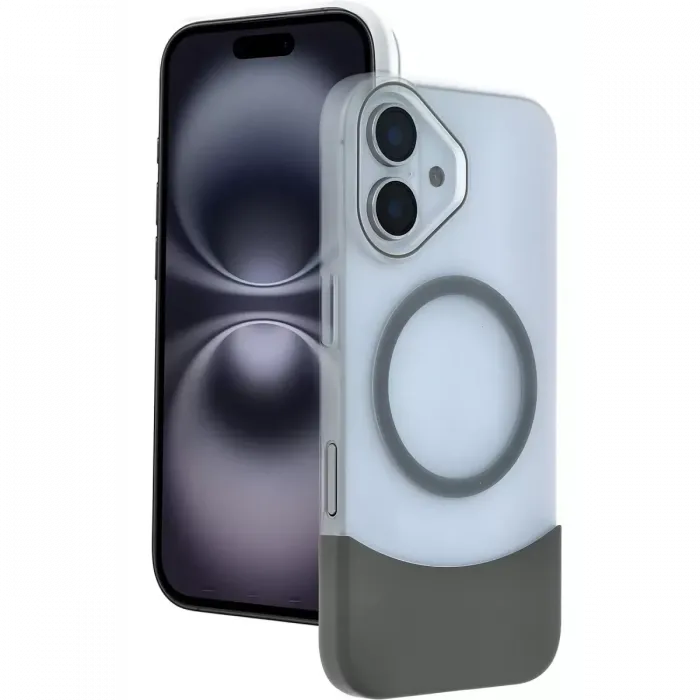 Joko Apple iPhone 16 Velar Magsafe Kapak - Natural Grey