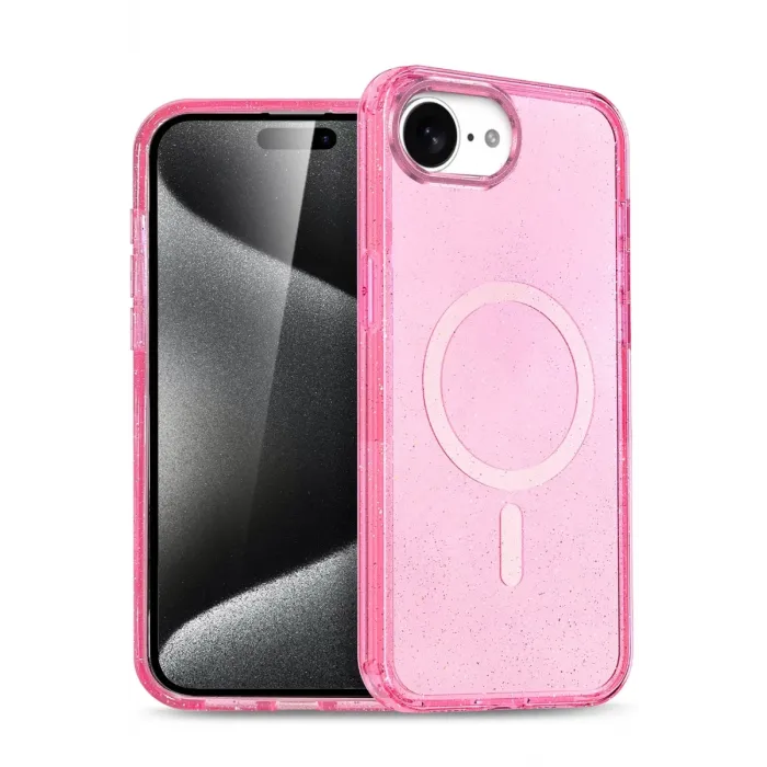Joko Apple iPhone 16E Star Magsafe Kapak - Pembe