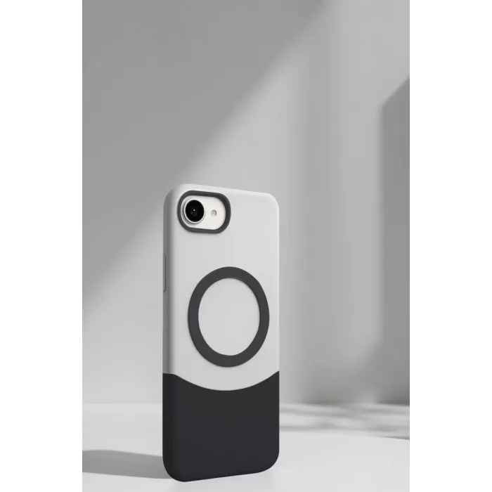 Joko Apple iPhone 16E Velar Magsafe Kapak - Natural Grey