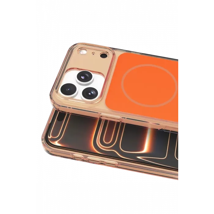 Joko Apple iPhone 17 Pro Max Bruma Magsafe Kapak - Turuncu