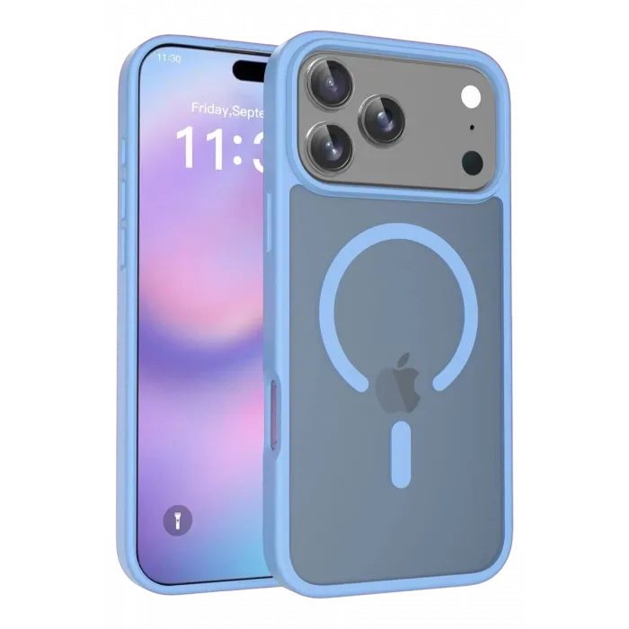 Joko Apple iPhone 17 Pro Max Jota Magsafe Kapak - Açık Mavi