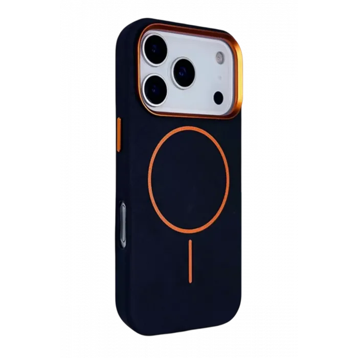 Joko Apple iPhone 17 Pro Max Luno Deri Magsafe Kapak - Mavi