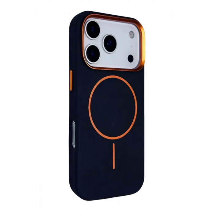 Joko Apple iPhone 17 Pro Max Luno Deri Magsafe Kapak - Mavi