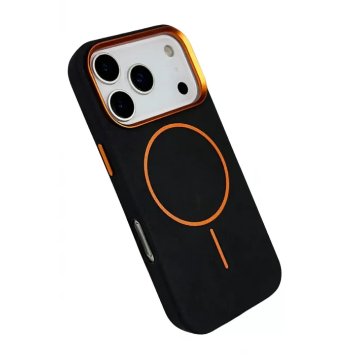 Joko Apple iPhone 17 Pro Max Luno Deri Magsafe Kapak - Siyah