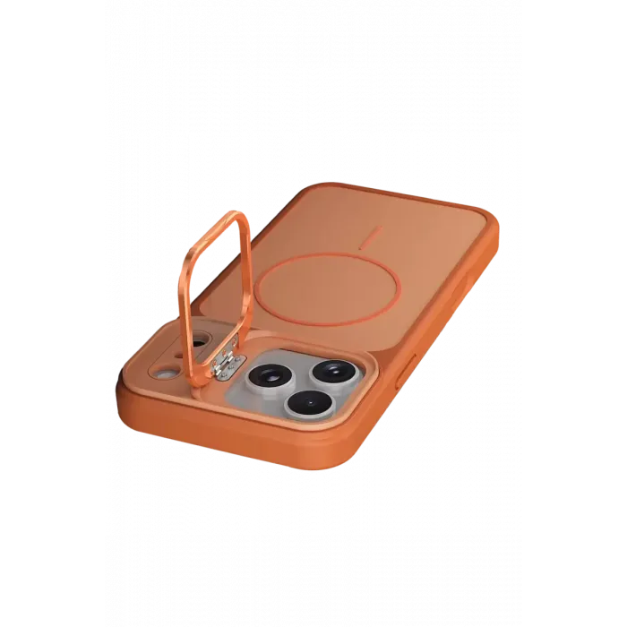 Joko Apple iPhone 17 Pro Max Pale Magsafe Standlı Kapak - Turuncu
