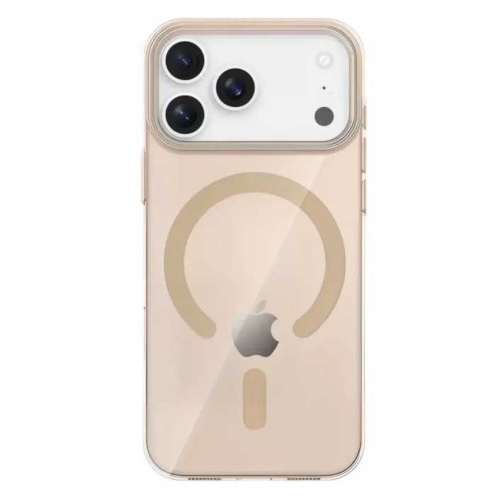 Joko Apple iPhone 17 Pro Max PC Blank Magsafe Kapak - Çöl Titanyum
