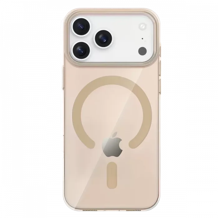 Joko Apple iPhone 17 Pro PC Blank Magsafe Kapak - Çöl Titanyum