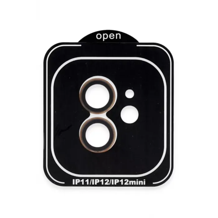 Joko iPhone 11 PVD Metal Kamera Lens - Turuncu
