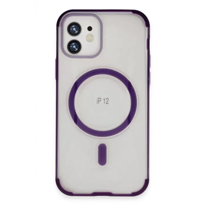 Joko Apple iPhone 12 Hilton Magsafe Kapak - Derin Mor