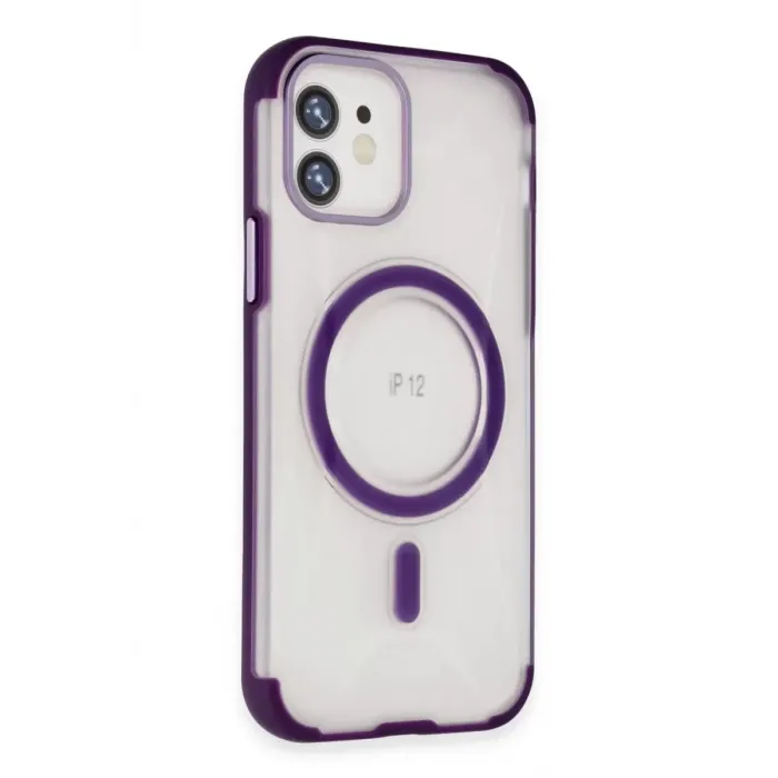 Joko Apple iPhone 12 Hilton Magsafe Kapak - Derin Mor