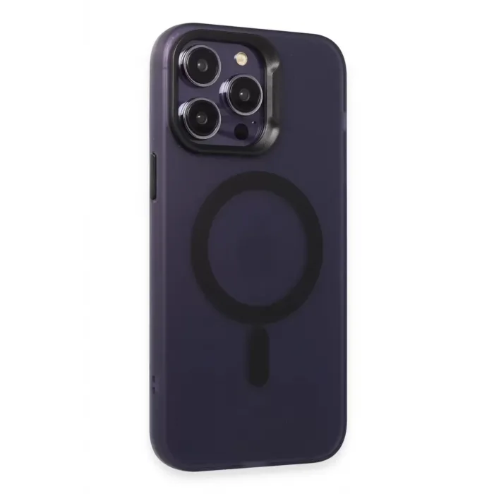 Joko iPhone 14 Pro Max Kılıf Mateks Magsafe Kapak - Derin Mor