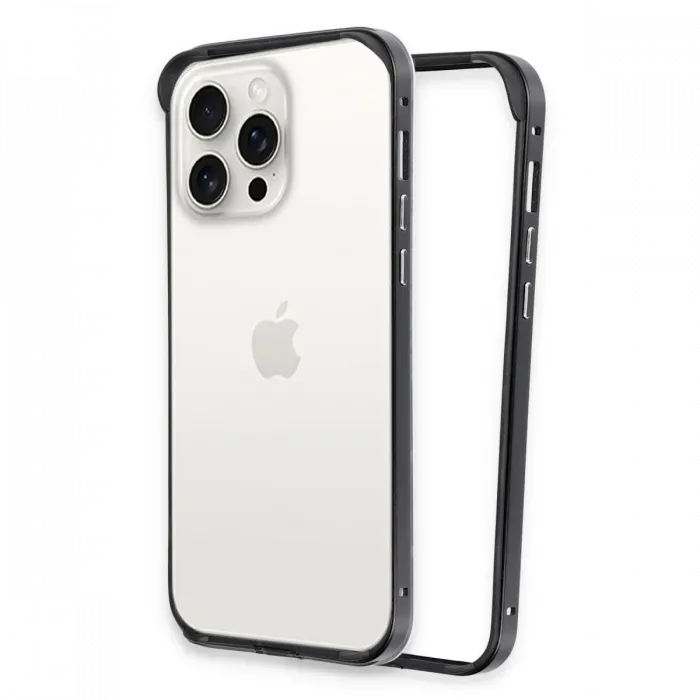 Joko iPhone 14 Pro Max Land Bumper Koruma Kapak - Siyah