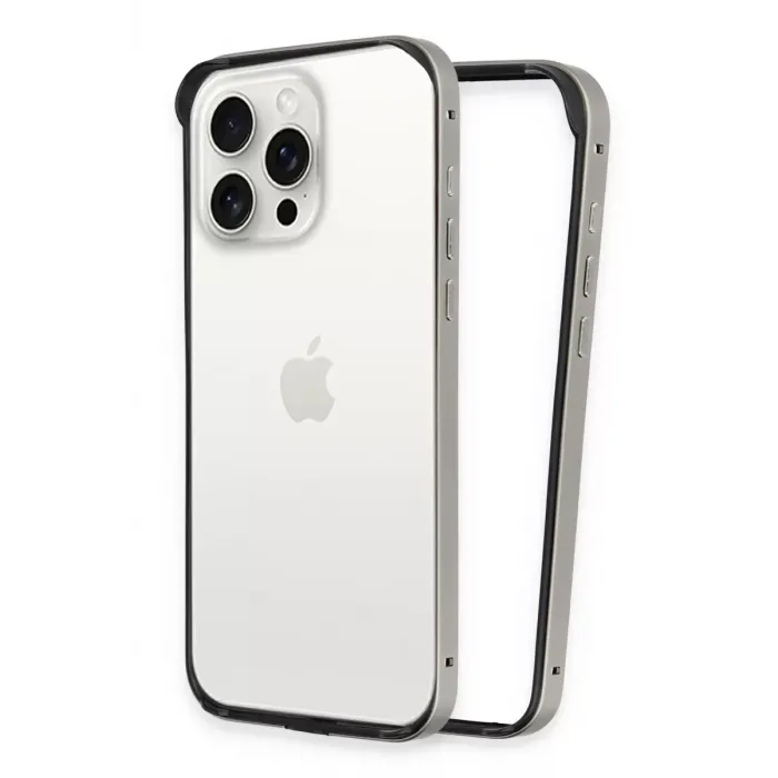 Joko Apple iPhone 14 Pro Max Land Bumper Koruma Kapak - Titan Gri