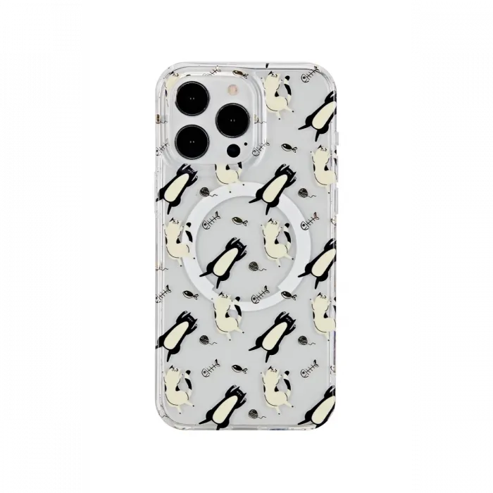 Joko iPhone 14 Pro Max Tanya Magsafe Kapak - Desen 4