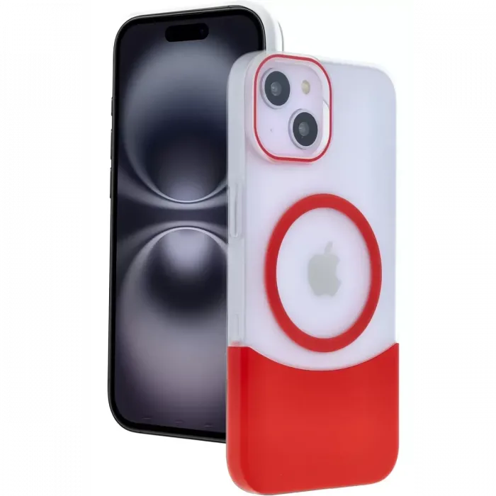 Joko iPhone 14 Velar Magsafe Kapak - Kırmızı