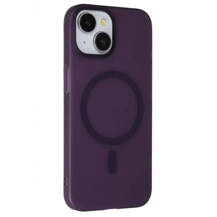 Joko iPhone 15 Plus Tuna PC Slim Magsafe Kapak - Derin Mor