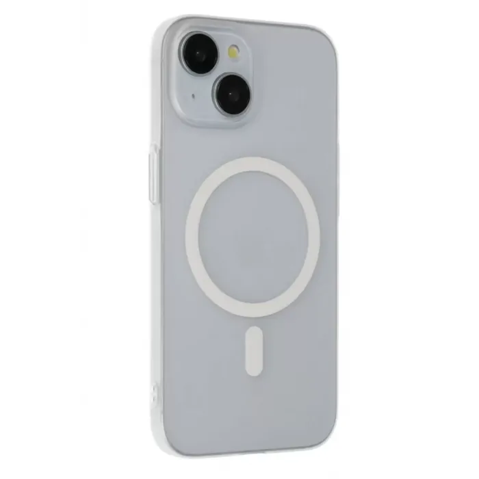 Joko Apple iPhone 15 Plus Tuna PC Slim Magsafe Kapak - Şeffaf