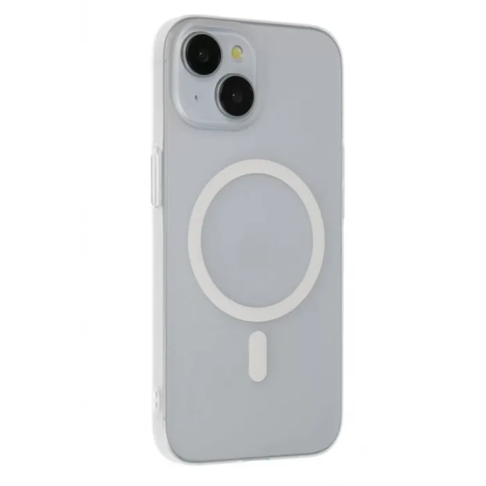 Joko iPhone 15 Plus Tuna PC Slim Magsafe Kapak - Şeffaf