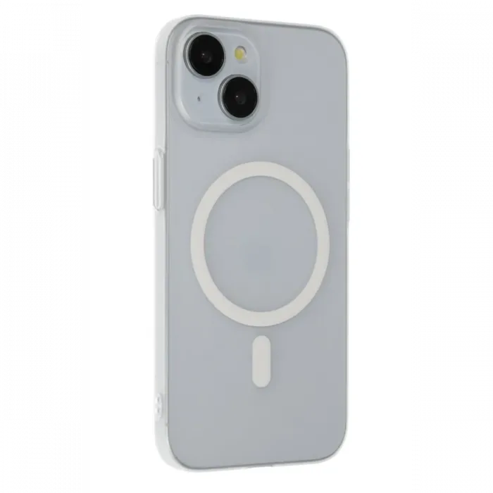 Joko iPhone 15 Plus Tuna PC Slim Magsafe Kapak - Şeffaf