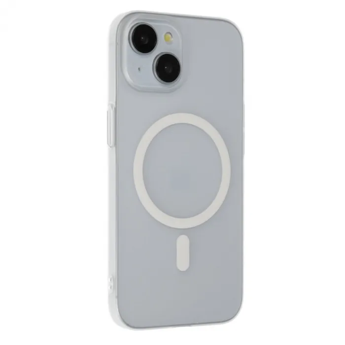 Joko iPhone 15 Plus Tuna PC Slim Magsafe Kapak - Şeffaf