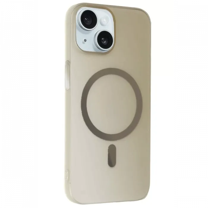Joko iPhone 15 Plus Tuna PC Slim Magsafe Kapak - Titan Gri