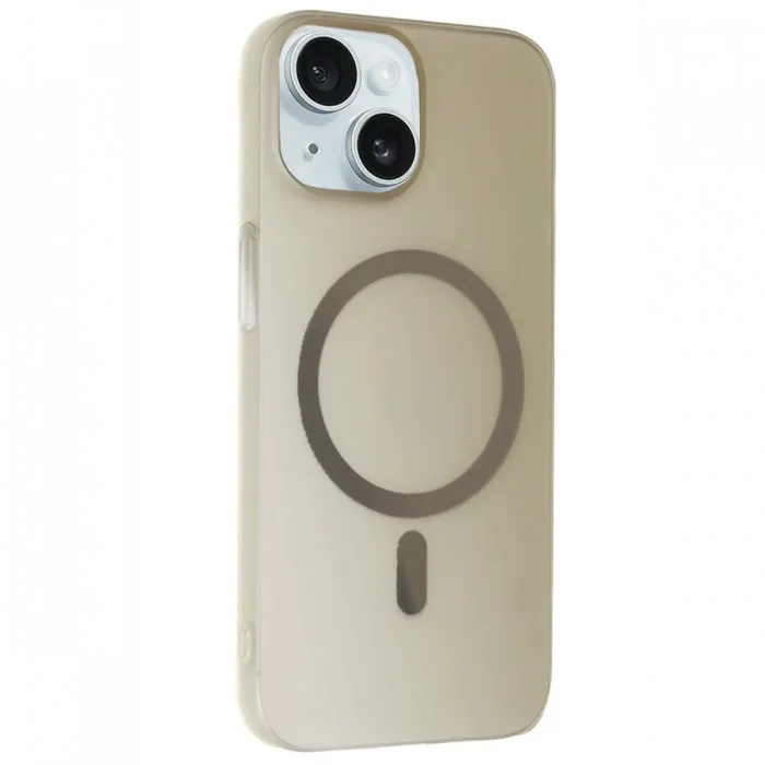 Joko iPhone 15 Plus Tuna PC Slim Magsafe Kapak - Titan Gri