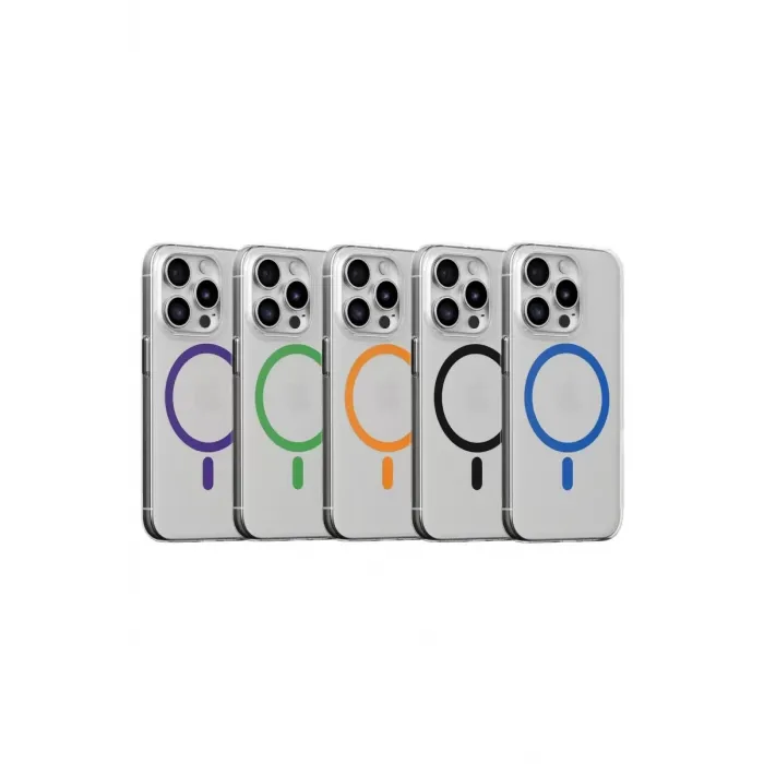 Joko iPhone 15 Pro Kılıf Bubble Magsafe Kapak - Mavi