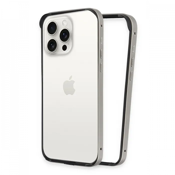 Joko iPhone 15 Pro Land Bumper Koruma Kapak - Titan Gri