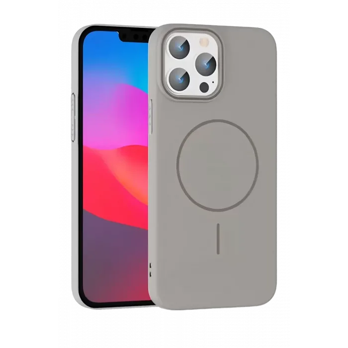 Joko iPhone 15 Pro Max Broş Magsafe Kapak - Titan Gri