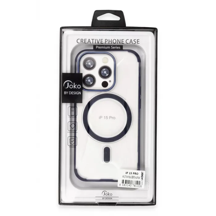 Joko iPhone 15 Pro Max Hilton Magsafe Kapak - Titan Gri