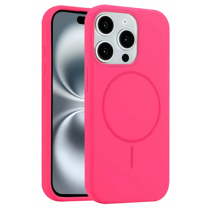 Joko iPhone 15 Pro Max Kılıf Jully Magsafe Kapak - Pembe