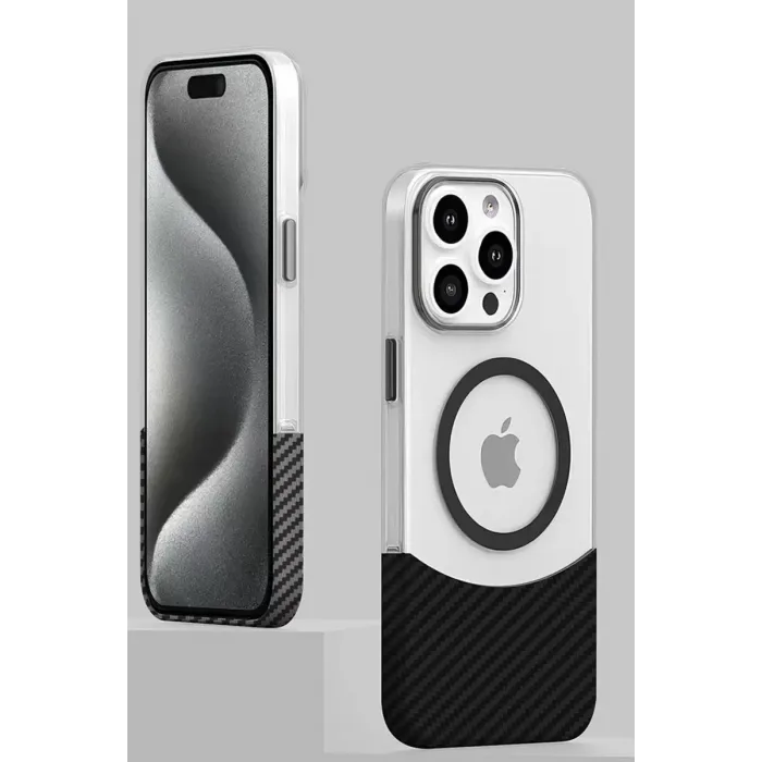 Joko Apple iPhone 16 Pro Carbon Puzzle Magsafe Kapak - Desert