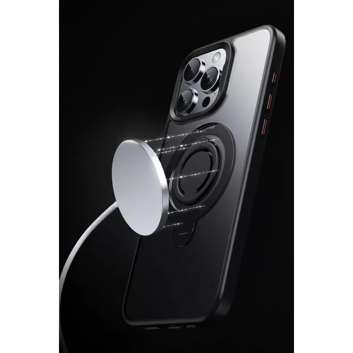 Joko iPhone 16 Pro Max Avatar 360 Dönen Magsafe Kapak - Lacivert