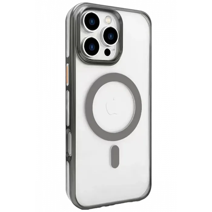 Joko iPhone 16 Pro Max Gleam PC Sert Magsafe Kılıf - Titan Gri