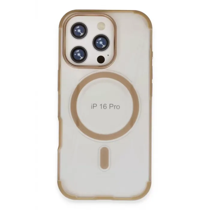Joko Apple iPhone 16 Pro Max Hilton Magsafe Kapak - Gold