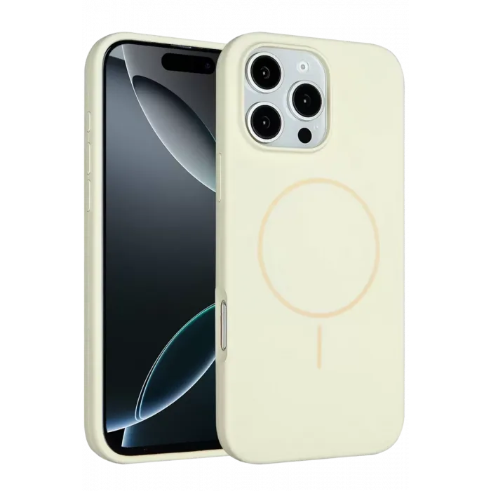 Joko iPhone 16 Pro Max Kılıf Jully Magsafe Kapak - Bej