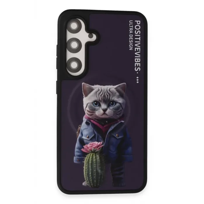 Joko Samsung Galaxy S24 Fun Magsafe Kapak - Derin Mor