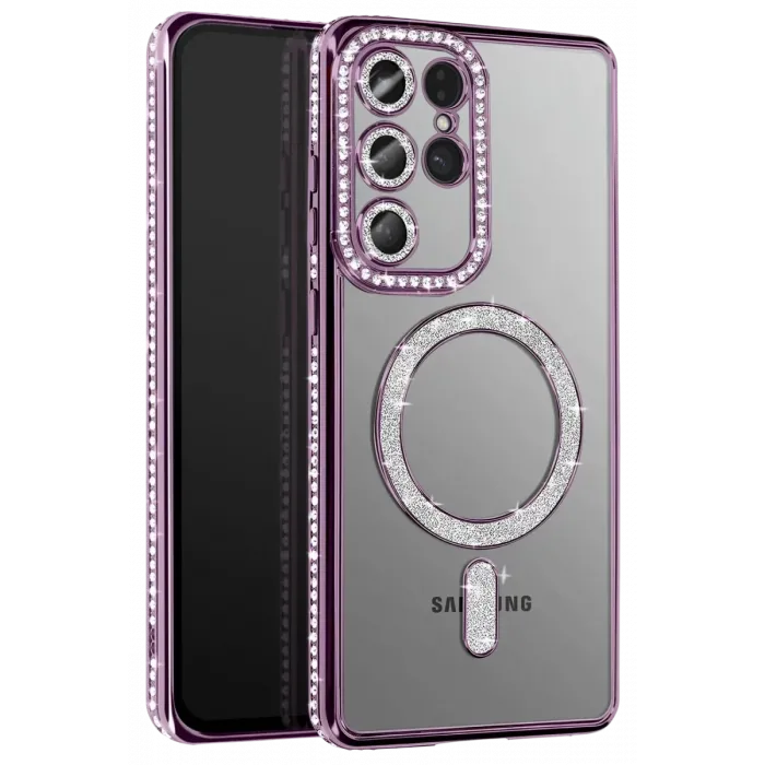 Joko Samsung Galaxy S26 Ultra Joke Simli Magneticsafe Kılıf - Derin Mor