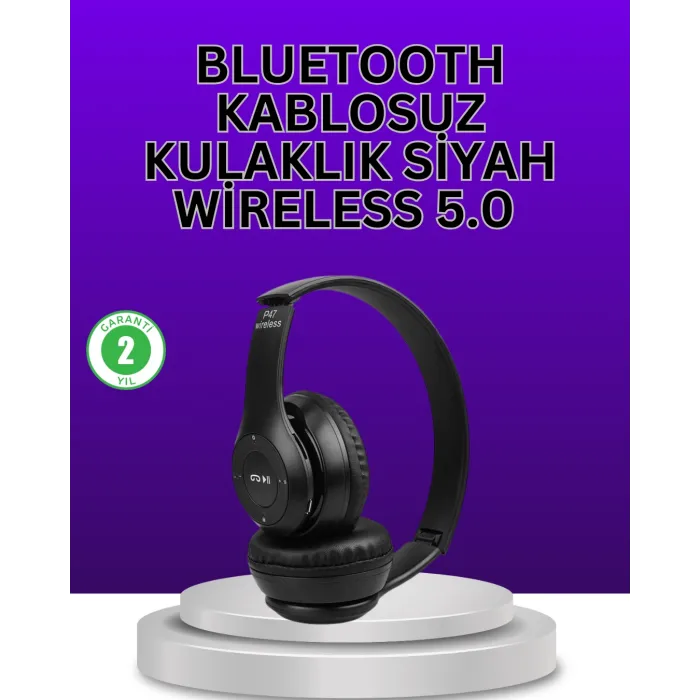 Kablolu & Kablosuz Kullanım Seçeneği Sunan Stereo Bluetooth Kulaklık