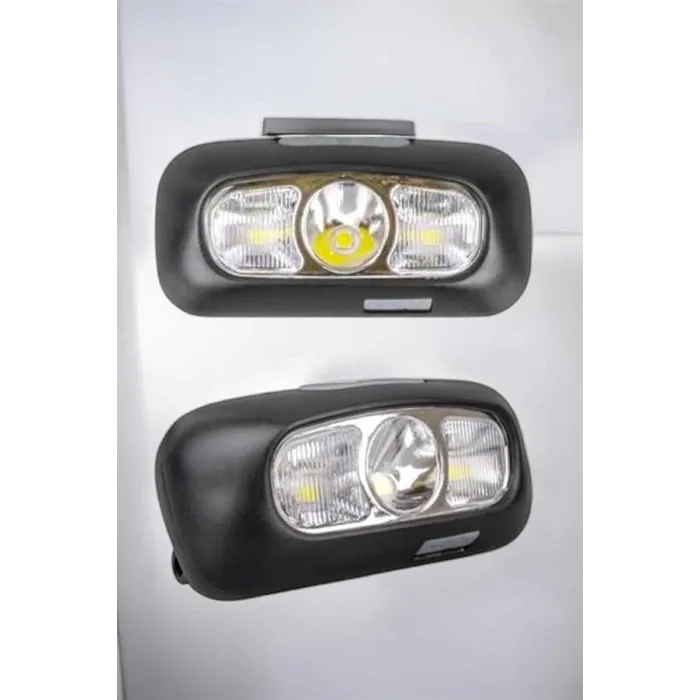 Kafa Lambası Kamp Lambası Led Işık Şarjlı Ayarlanabilir