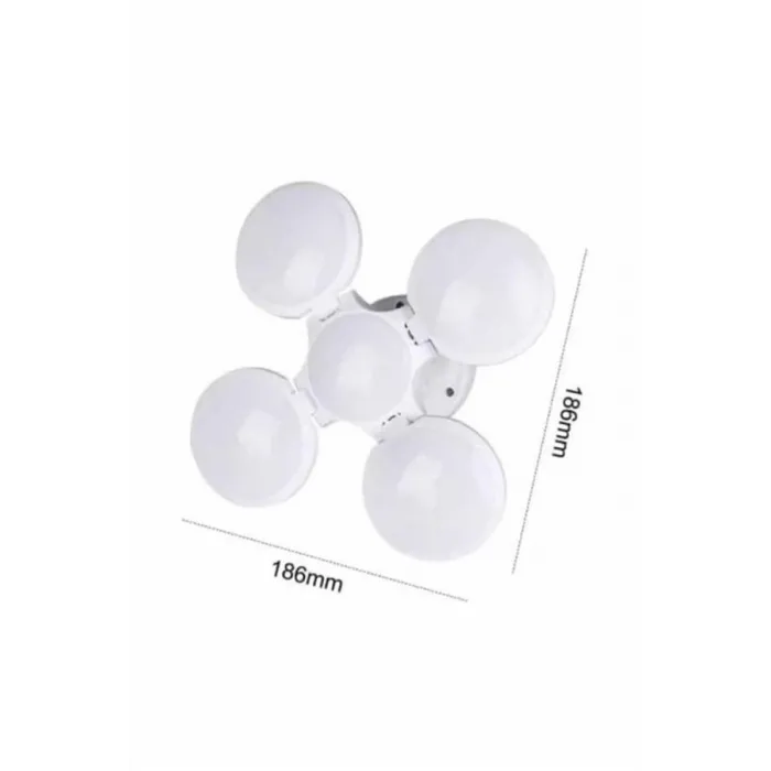 Kamp Lambası Güneş Enerjili Solar 5 Kanatlı Katlanır Lamba Karavan