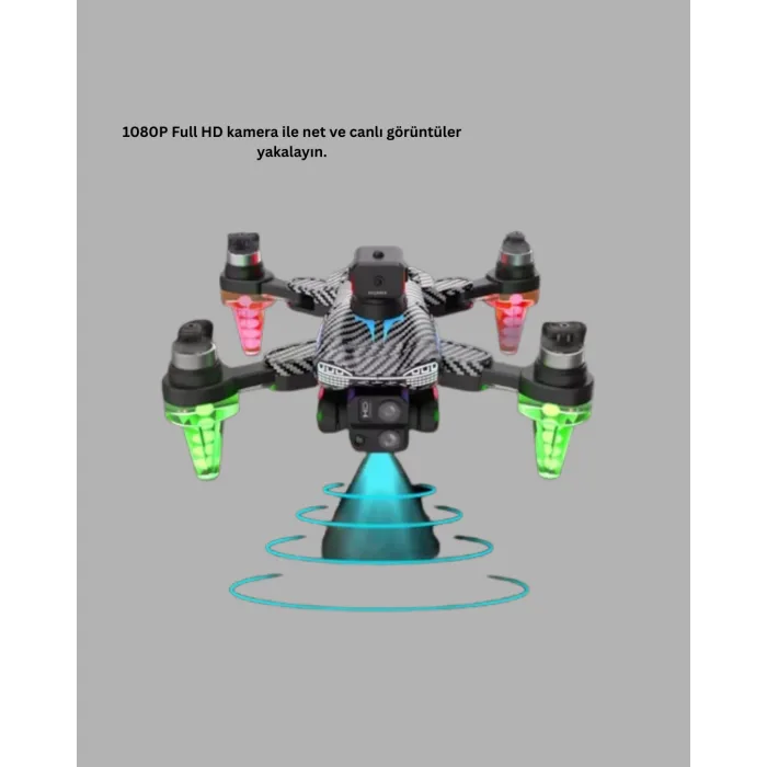 Katlanabilir Drone 1080P Kamera 0-100m Uçuş Mesafeli