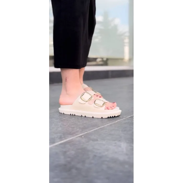 KBTX-1 Kuback Bej Günlük Kadın Terlik