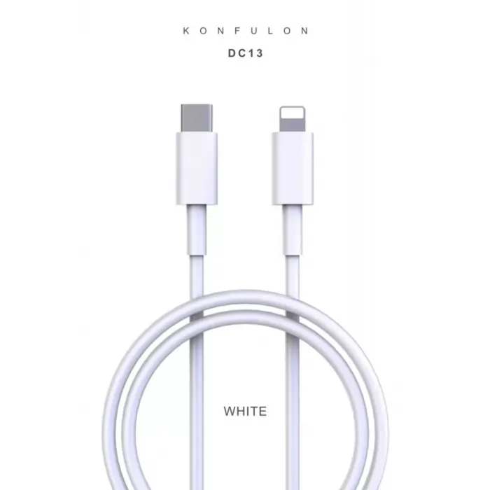 Konfulon DC13 1M 20W Type-C to Lightning Kablo iphone Uyumlu