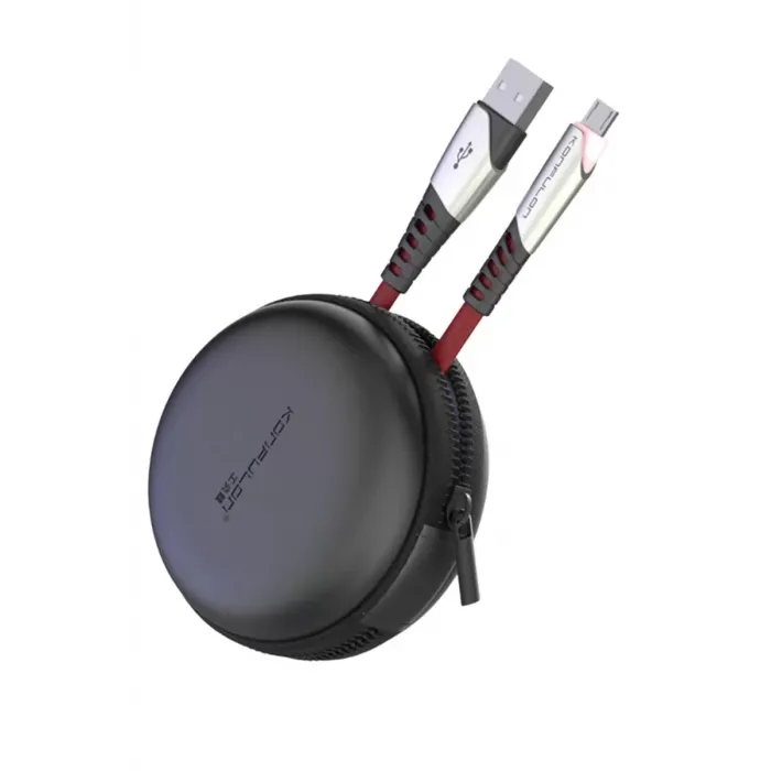 Konfulon DC16 Micro USB Kablo 1M 2.4A - Kırmızı