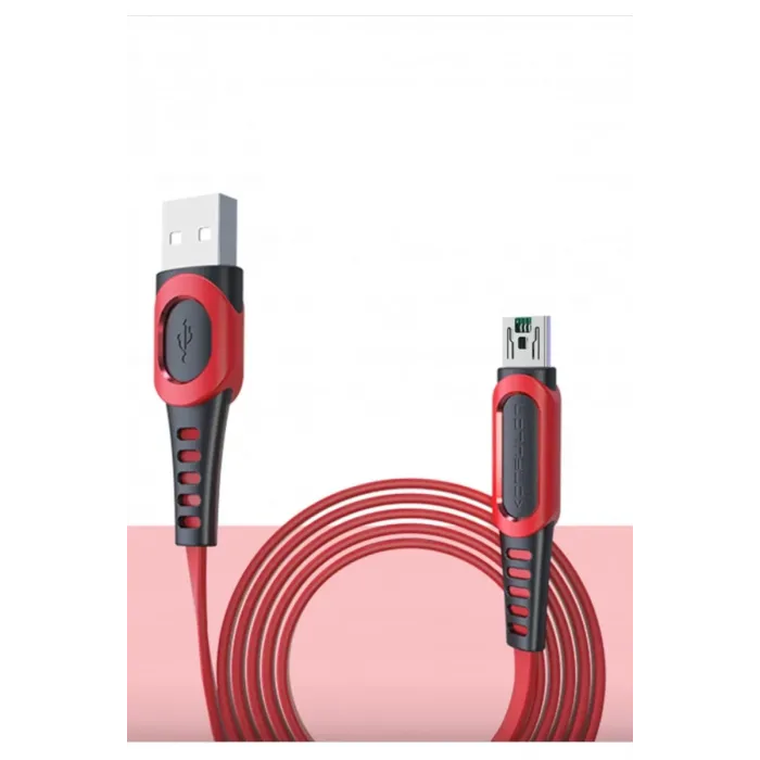 Konfulon DC24 Micro USB Kablo 1.2M 4A - Kırmızı